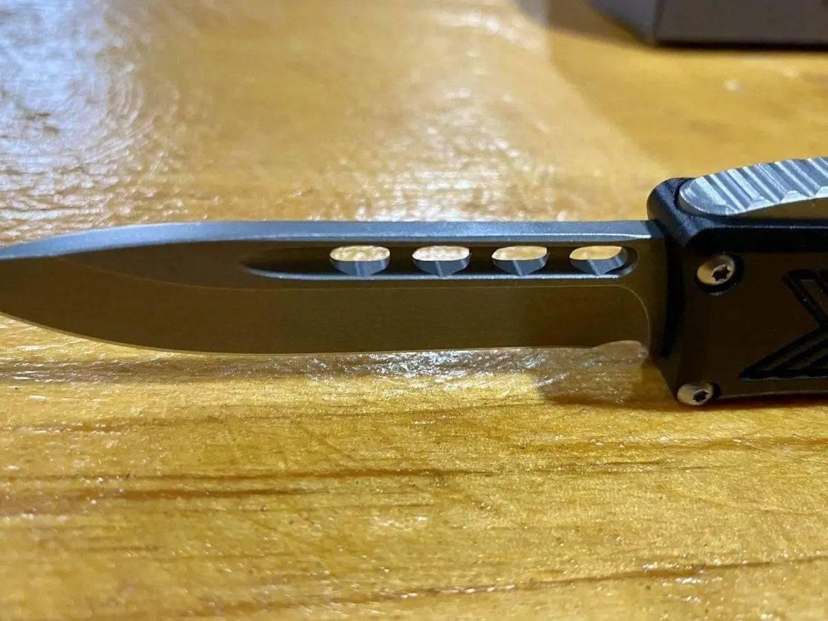 Guardian Tactical GTX-025 OTF Auto Knife (2.5" Stonewash) 12-3511 - NORTH RIVER OUTDOORS