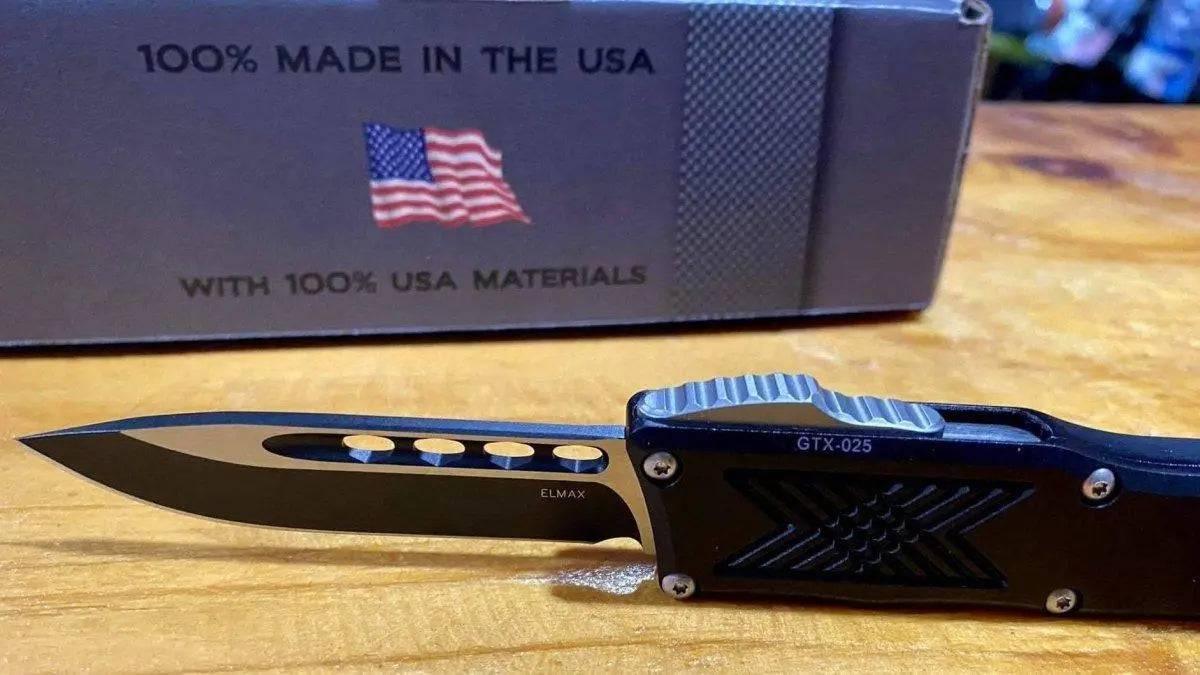 Guardian Tactical GTX-025 OTF Two Tone Black S/E 12-3211 - NORTH RIVER OUTDOORS