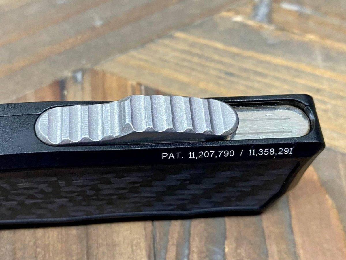 Guardian Tactical RECON-035 92231 Auto Knife Two Tone Double Edge Carbon Fiber - NORTH RIVER OUTDOORS