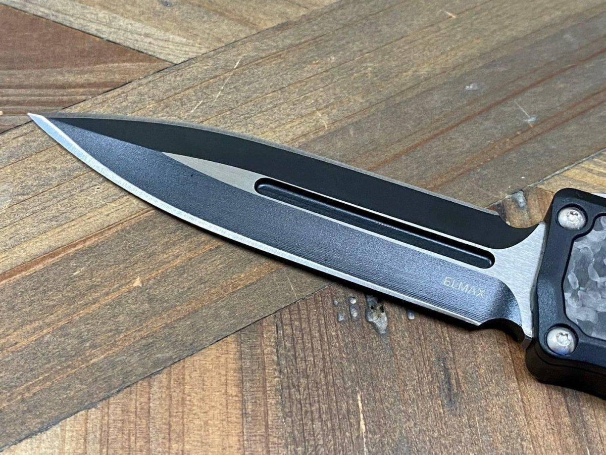 Guardian Tactical RECON-035 92231 Auto Knife Two Tone Double Edge Carbon Fiber - NORTH RIVER OUTDOORS