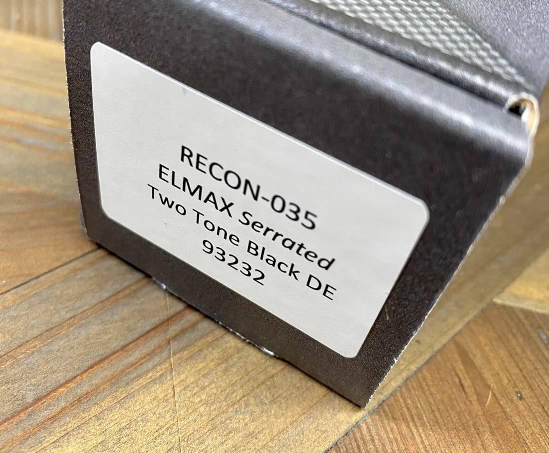 Guardian Tactical RECON-035 93232 Two Tone Black DE Serrated Auto Knife 3.3" - NORTH RIVER OUTDOORS