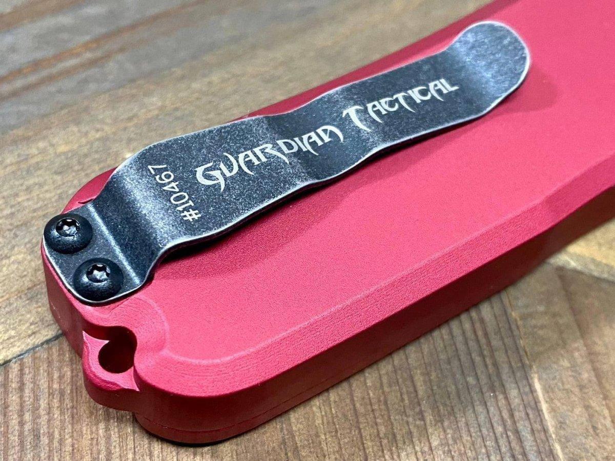 Guardian Tactical RECON-035 94631 Red Double Edge Dark Stonewash Blade - NORTH RIVER OUTDOORS