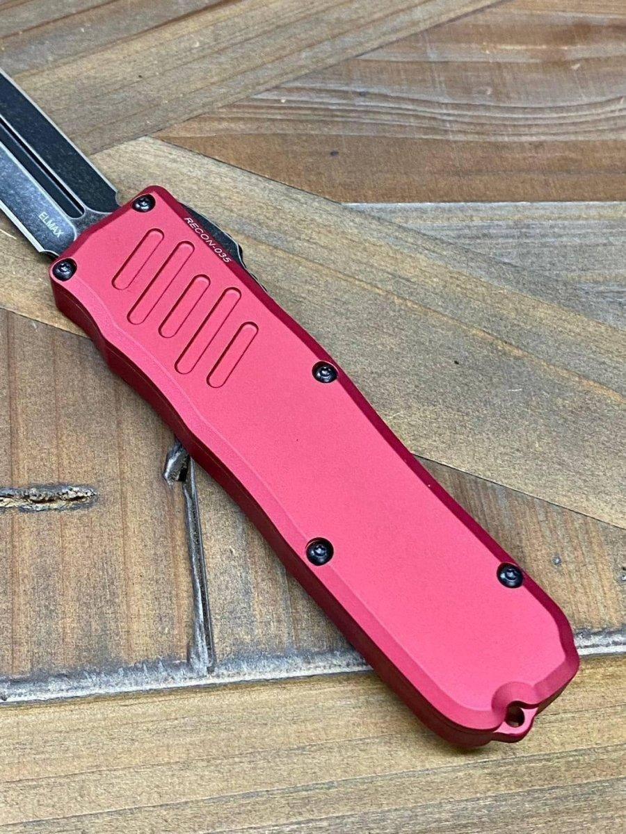 Guardian Tactical RECON-035 94631 Red Double Edge Dark Stonewash Blade - NORTH RIVER OUTDOORS