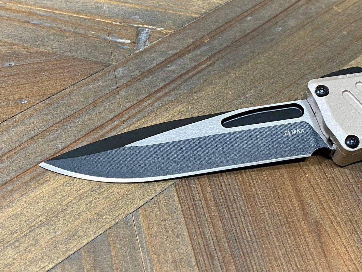 Guardian Tactical RECON-035 97211 Desert Tan Single Edge Two-Tone Black Blade - NORTH RIVER OUTDOORS