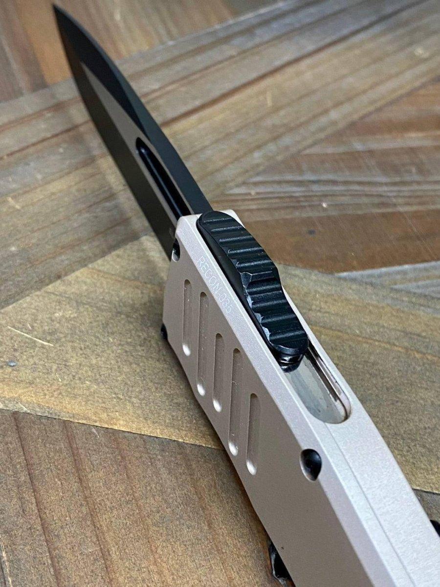 Guardian Tactical RECON-035 97211 Desert Tan Single Edge Two-Tone Black Blade - NORTH RIVER OUTDOORS