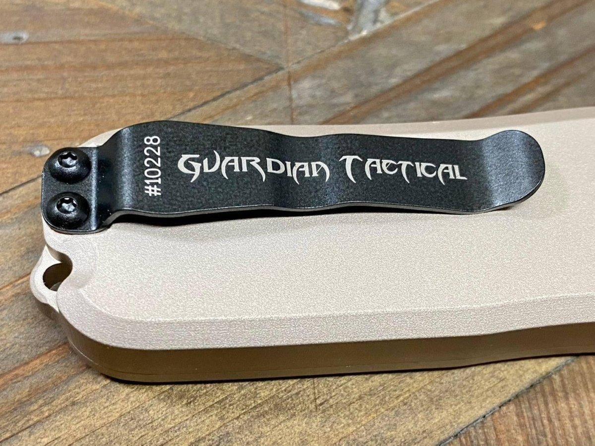 Guardian Tactical RECON-035 97211 Desert Tan Single Edge Two-Tone Black Blade - NORTH RIVER OUTDOORS