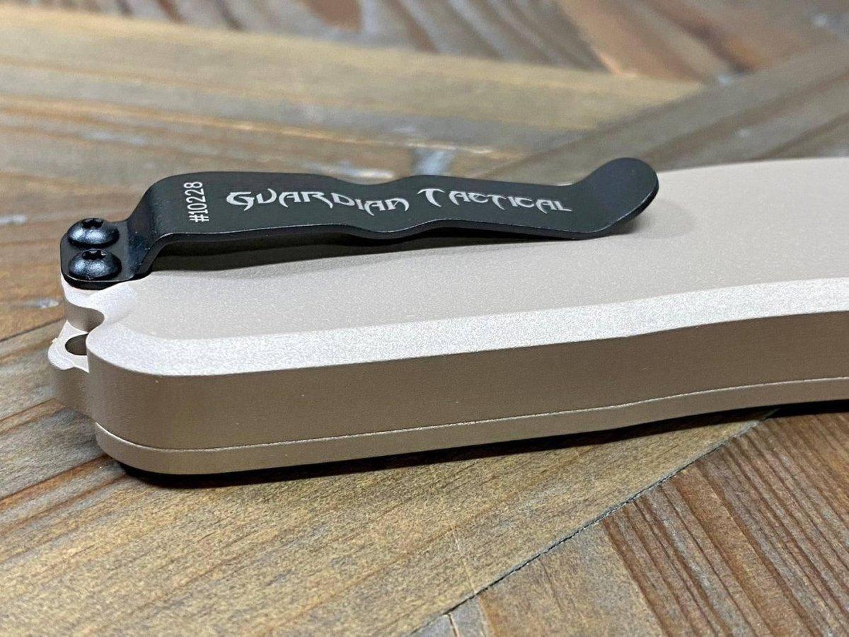 Guardian Tactical RECON-035 97211 Desert Tan Single Edge Two-Tone Black Blade - NORTH RIVER OUTDOORS