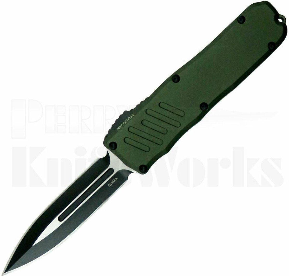 Guardian Tactical Recon-035 Two-tone Elmax D/E OD OTF Auto Knife 98231 - NORTH RIVER OUTDOORS