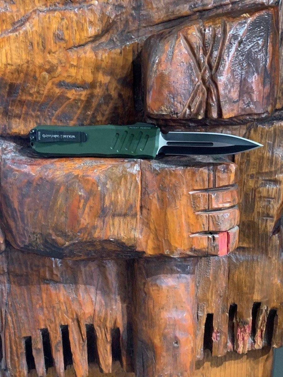 Guardian Tactical Recon-035 Two-tone Elmax D/E OD OTF Auto Knife 98231 - NORTH RIVER OUTDOORS