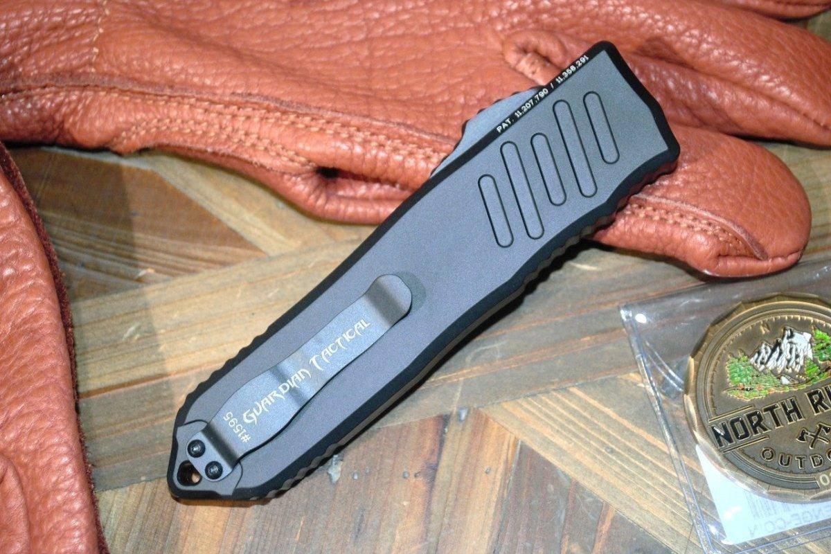 Guardian Tactical Recon 040 113111 Auto Knife 3.75" Black Tactical S/E - NORTH RIVER OUTDOORS