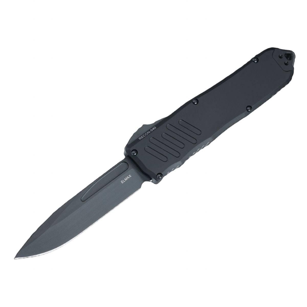 Guardian Tactical Recon 040 113111 Auto Knife 3.75" Black Tactical S/E - NORTH RIVER OUTDOORS