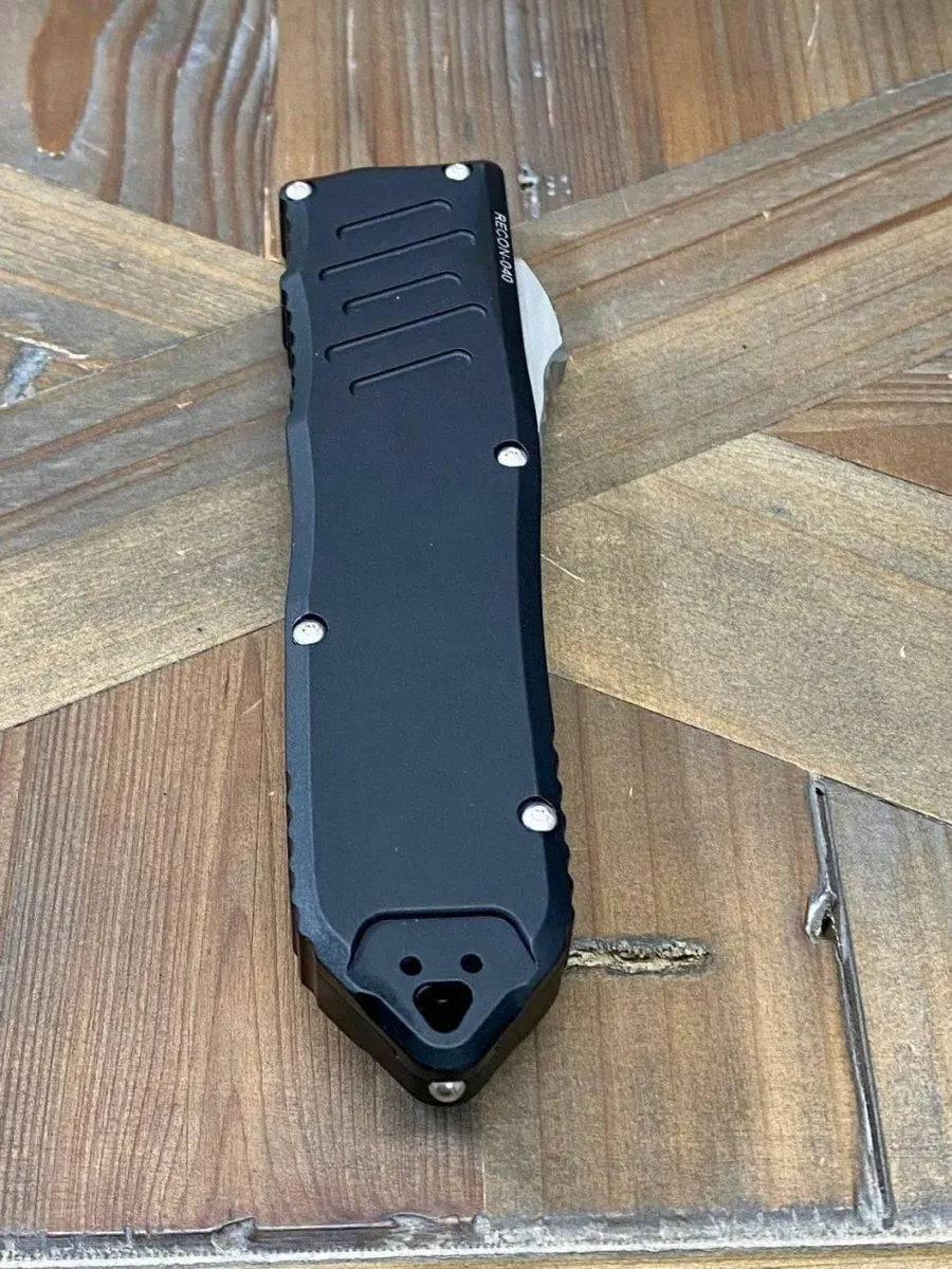 Guardian Tactical Recon 040 113211 Auto Knife 3.75" Black Two-Tone - NORTH RIVER OUTDOORS