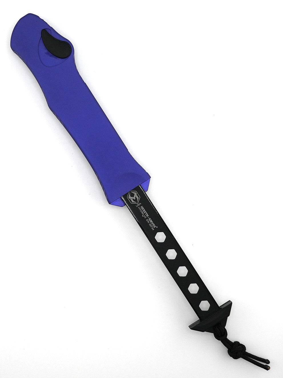 Heretic Hydra v3 Tanto Two-Toned Blade Purple Handle Single Action Auto Knife (H006-10A-PU) - NORTH RIVER OUTDOORS