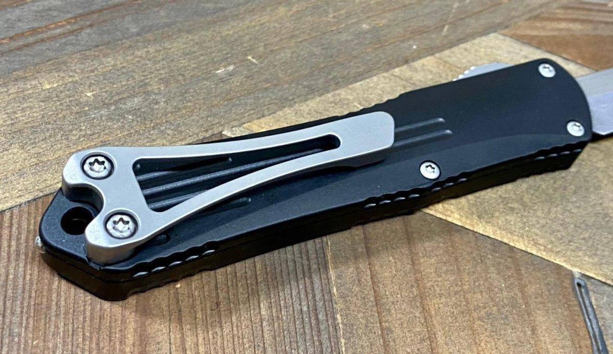 Heretic Knives Manticore S D/E Black Handle Stonewash Blade H024-2A - NORTH RIVER OUTDOORS