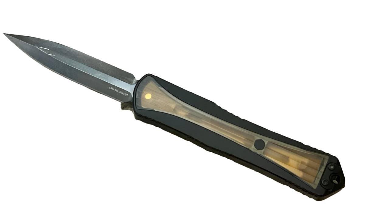 Heretic Knives Manticore X D/E Black Ultem Inlays DLC Magnacut Blade (USA) - NORTH RIVER OUTDOORS