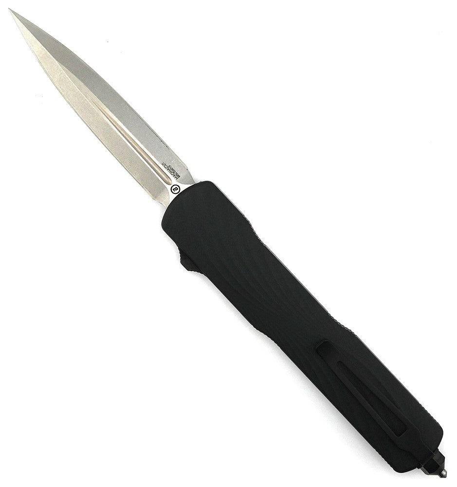 Hogue Collector Counterstrike OTF AUTO Knife 3.35" MagnaCut Tumble Finish Double-Edge Blade Carbon Fiber Aluminum Handles - NORTH RIVER OUTDOORS