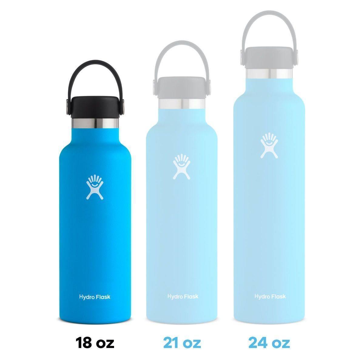 Hydro Flask 18 oz Standard Mouth Bottle (Rain) - NORTH RIVER OUTDOORS