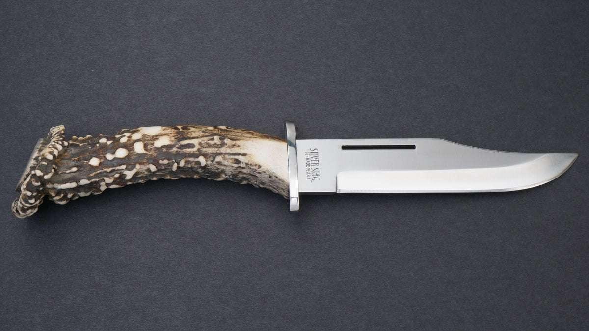 Silver Stag Deep Valley Crown Handle D2 Fixed Blade Knife - NORTH RIVER OUTDOORS
