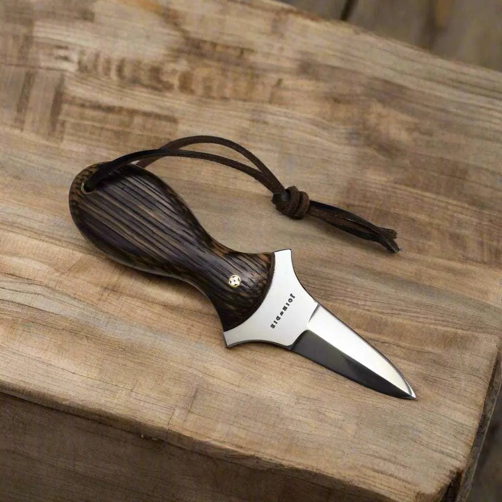 Join or Die Bourbon Barrel Oyster Shucker Knife (Custom)