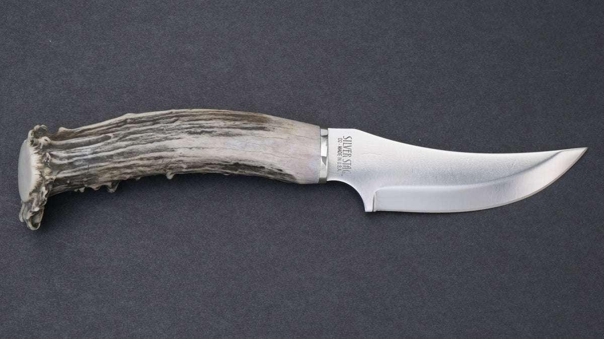 Silver Stag Cascade Hunter Crown Handle D2 Fixed Blade Knife - NORTH RIVER OUTDOORS