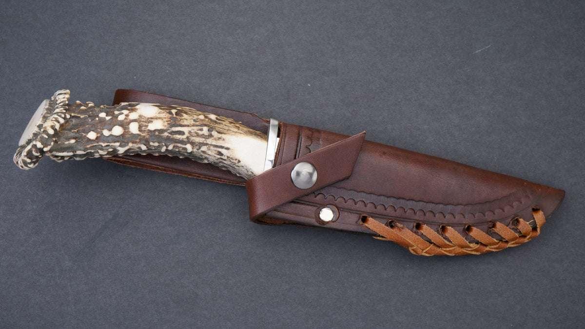 Silver Stag Deep Valley Crown Handle D2 Fixed Blade Knife - NORTH RIVER OUTDOORS