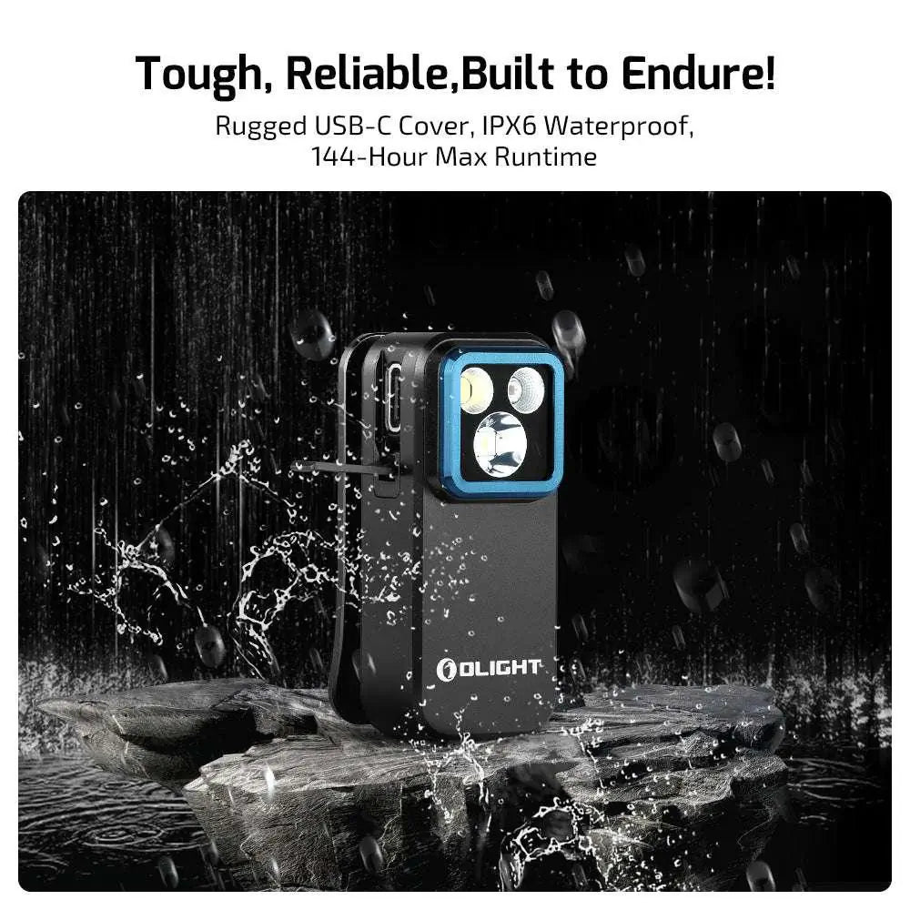 Olight Oclip Pro Rechargeable Flashlight 500 Lumens USB C