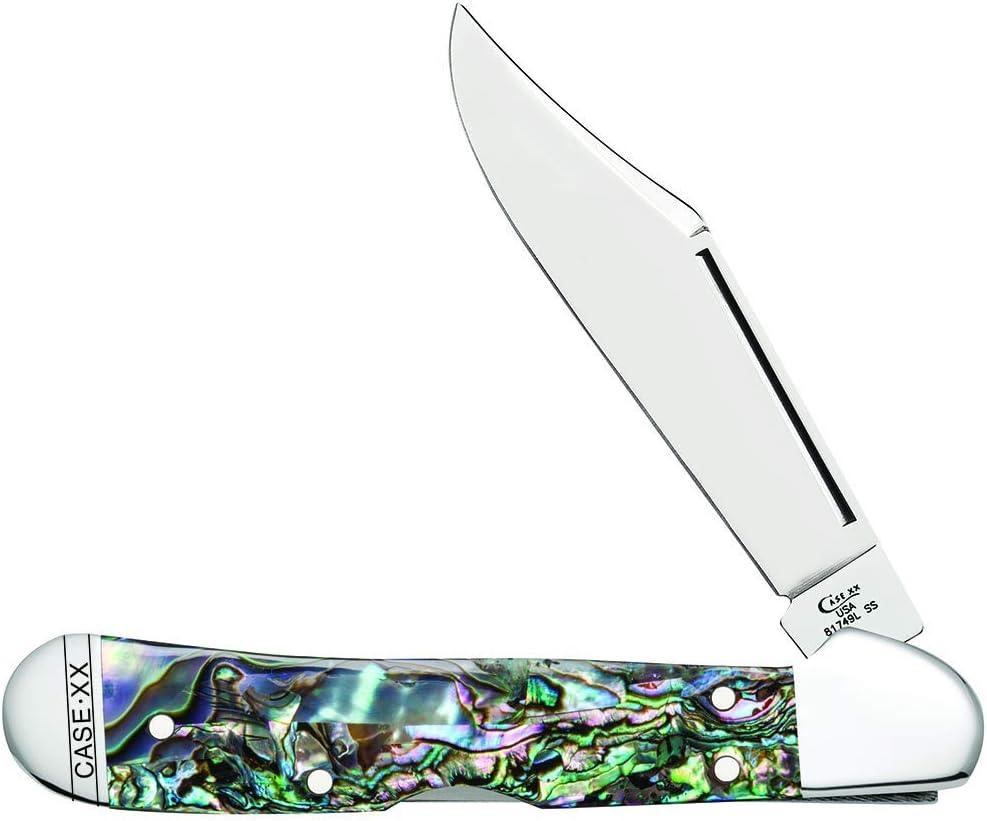 Case WR XX Pocket Knife Abalone Mini Copperlock Item #12020 3 5/8 Inches - NORTH RIVER OUTDOORS