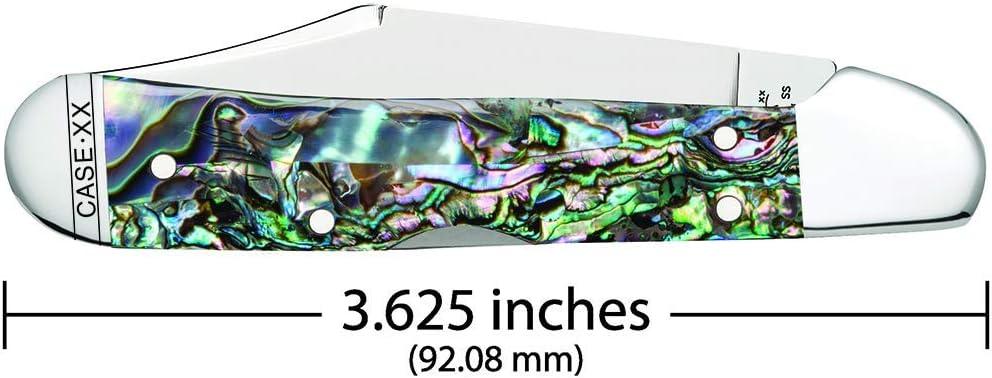 Case WR XX Pocket Knife Abalone Mini Copperlock Item #12020 3 5/8 Inches - NORTH RIVER OUTDOORS