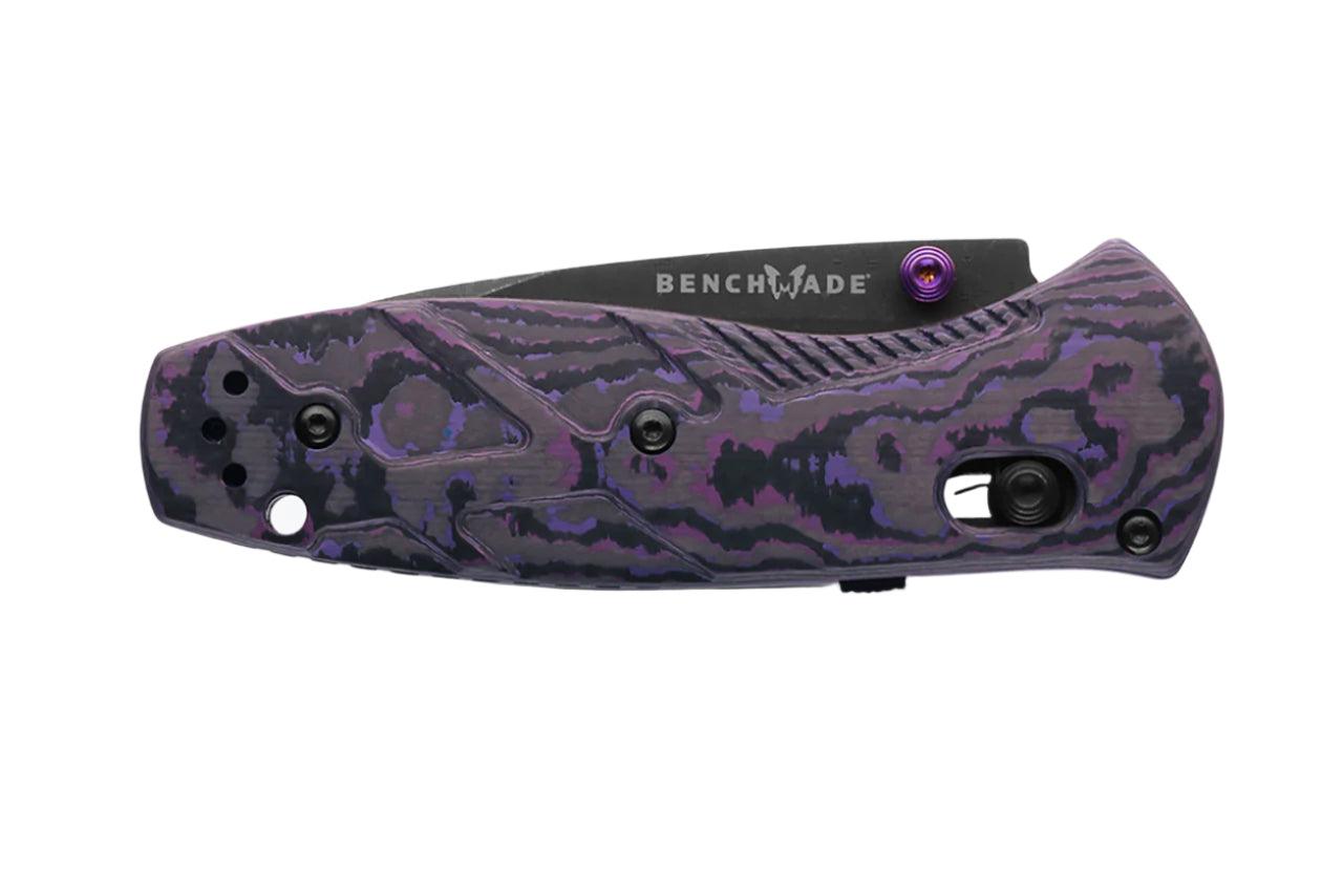 Benchmade 585BK-251 Gold Class Mini Barrage Purple Haze Fat Carbon Fiber - NORTH RIVER OUTDOORS