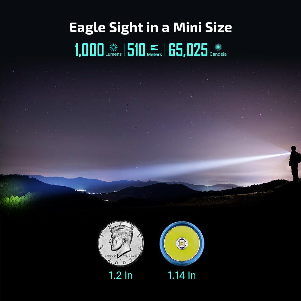 Olight Baton Turbo Compact EDC Flashlight with 510m Long-Range Beam - NORTH RIVER OUTDOORS