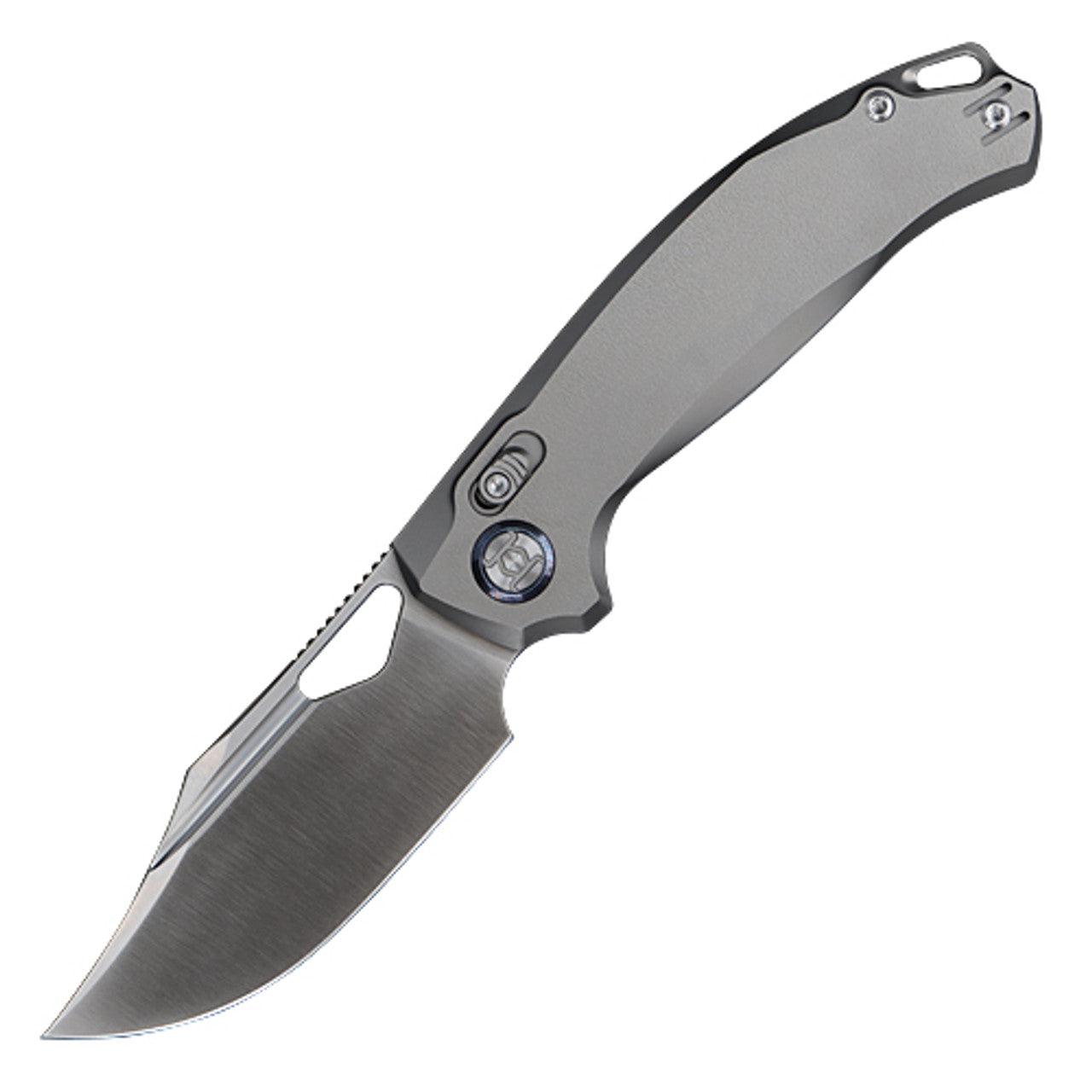 Kunwu Django XL XT Lock Orange Peel Titanium Folding Knife Elmax X707XLT2 - NORTH RIVER OUTDOORS