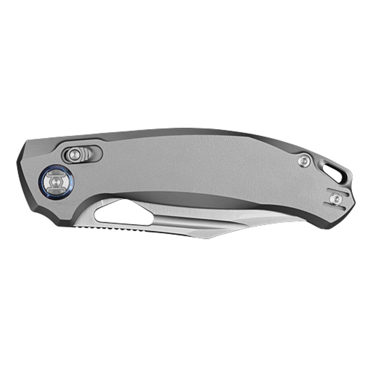 Kunwu Django XL XT Lock Orange Peel Titanium Folding Knife Elmax X707XLT2 - NORTH RIVER OUTDOORS