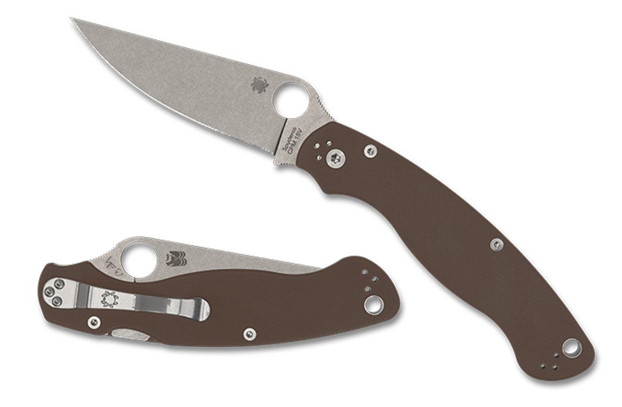 Spyderco Military 2 C36GPBN15V2 Sprint Run Folding Knife 4" CPM 15V G10 (USA) - NORTH RIVER OUTDOORS