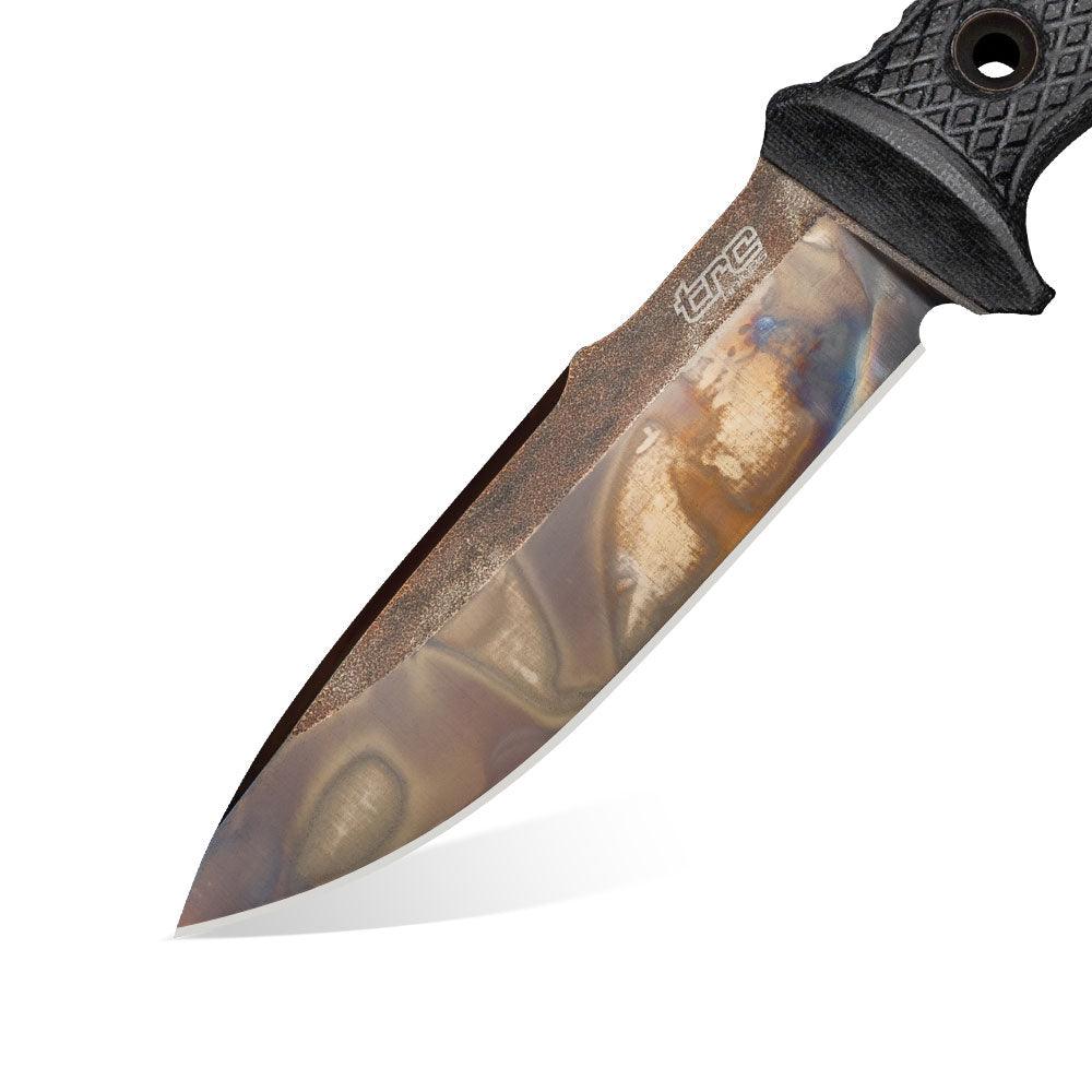 TRC M-1 SL Apocalyptic M390 Blade Black Canvas Micarta Kydex Sheath - NORTH RIVER OUTDOORS