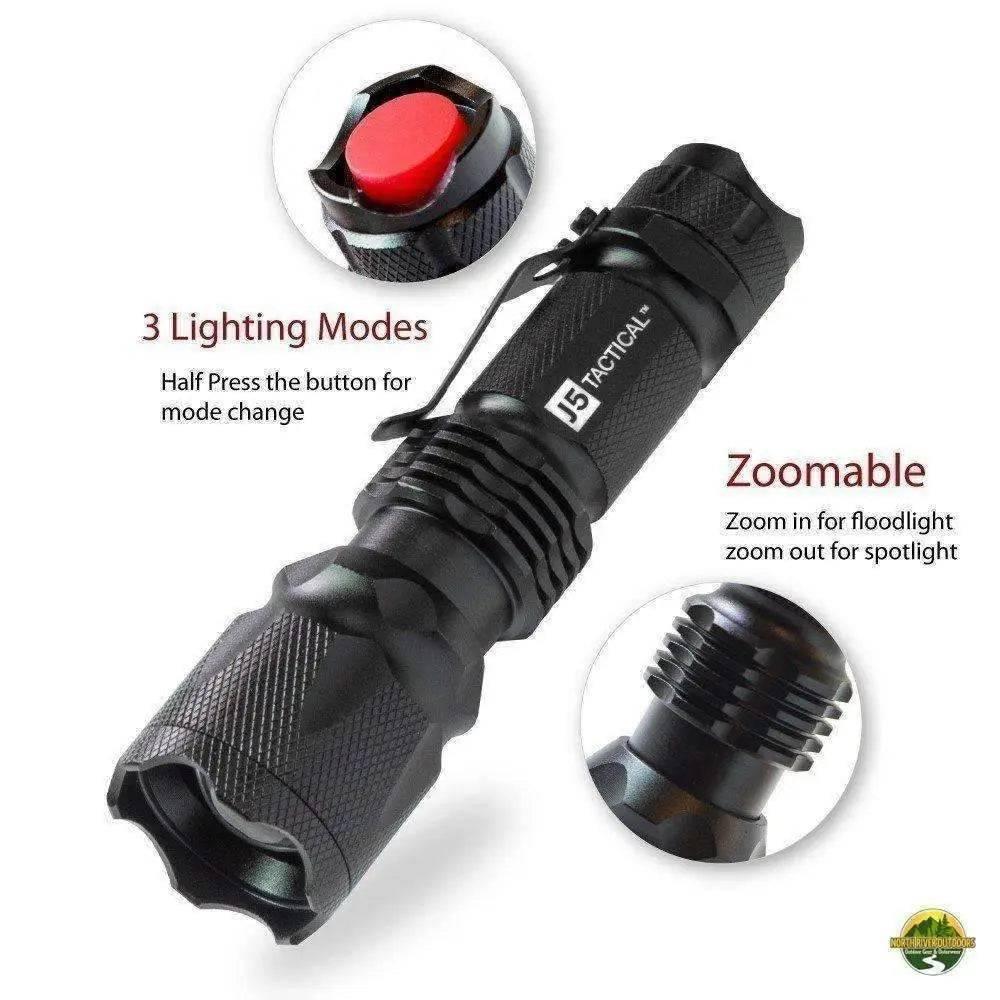 J5 V2 Flashlight (750 lumens) - NORTH RIVER OUTDOORS