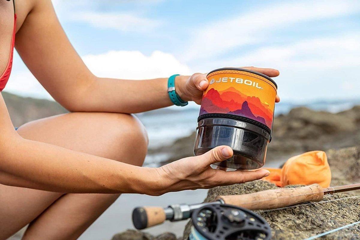 Jetboil MiniMo Camping Backpacking Stove Cooking System (Adjustable Heat Control) - NORTH RIVER OUTDOORS