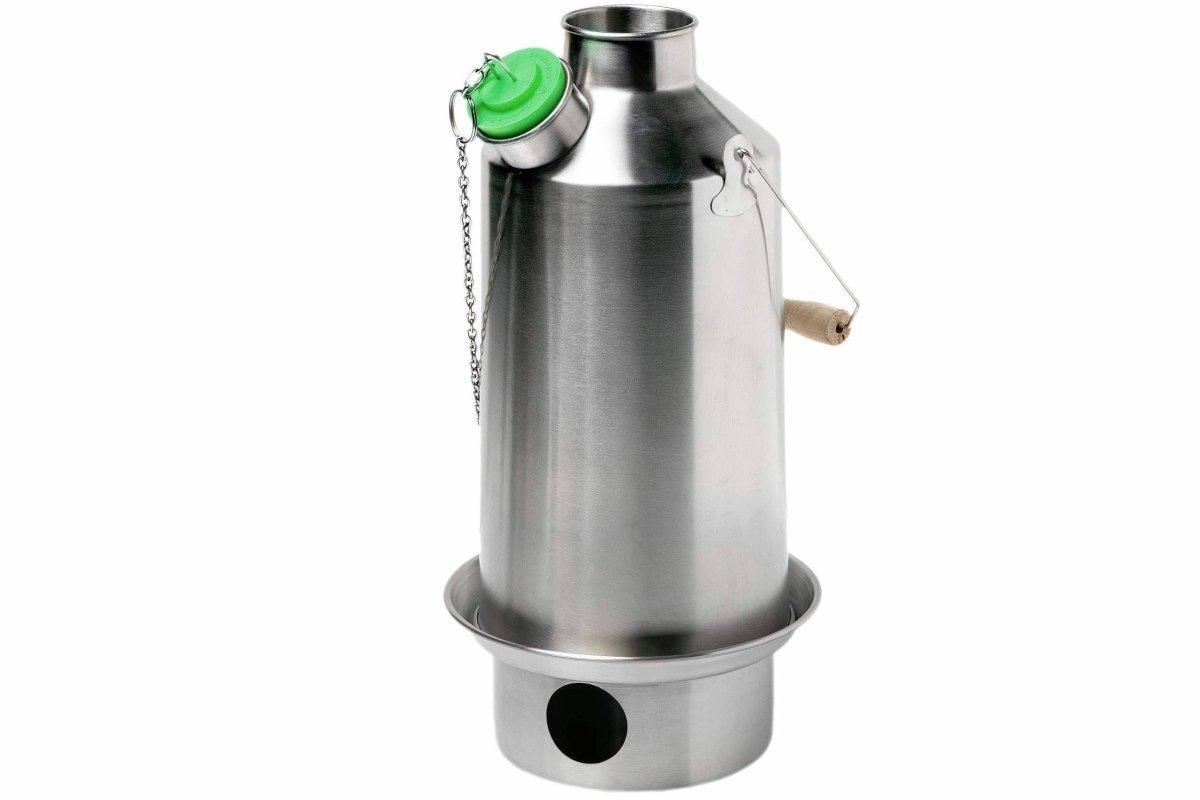 Kelly Kettle Base Camp Kettle 1.6L Stainless 50001 (Latest Model) - NORTH RIVER OUTDOORS
