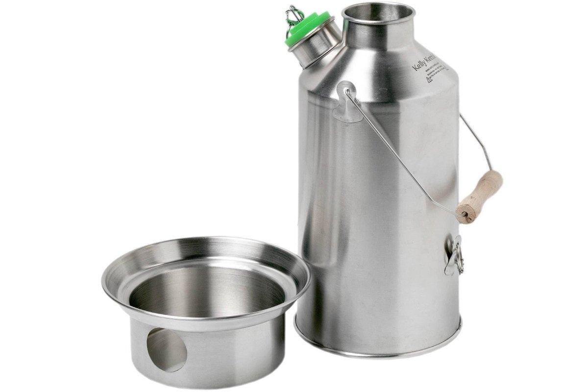 Kelly Kettle Base Camp Kettle 1.6L Stainless 50001 (Latest Model) - NORTH RIVER OUTDOORS