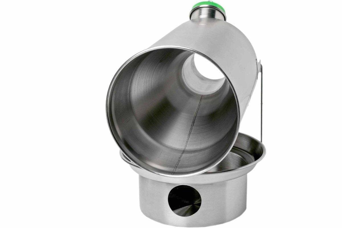 Kelly Kettle Base Camp Kettle 1.6L Stainless 50001 (Latest Model) - NORTH RIVER OUTDOORS