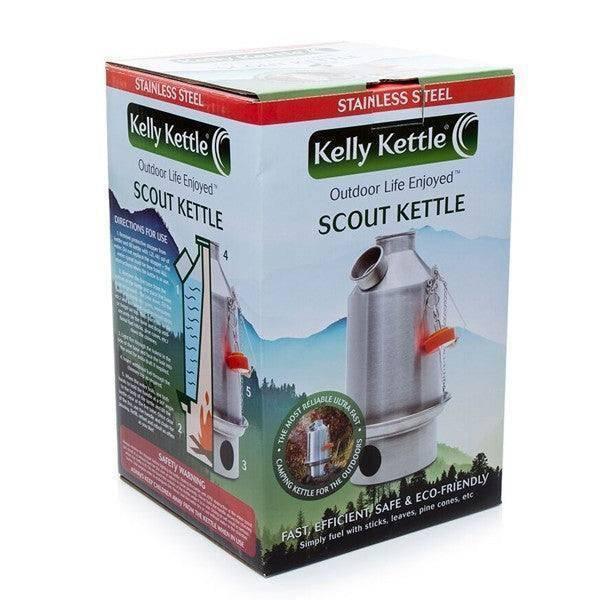 Kelly Kettle Scout Kettle 1.2L Stainless 50113 (Latest Model) - NORTH RIVER OUTDOORS