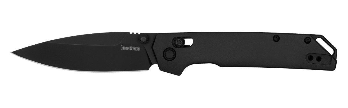 Kershaw 2038BLK Iridium DuraLock KVT Folding Knife 3.4" D2 Black PVD Spear Point Blade AXIS/Crossbar Lock - NORTH RIVER OUTDOORS