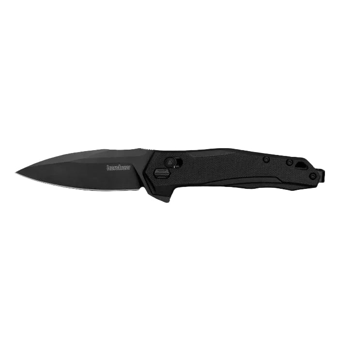 Kershaw 2041 Monitor DuraLock KVT Flipper Knife 3" D2 Black Spear Point Blade Nylon Handles - NORTH RIVER OUTDOORS
