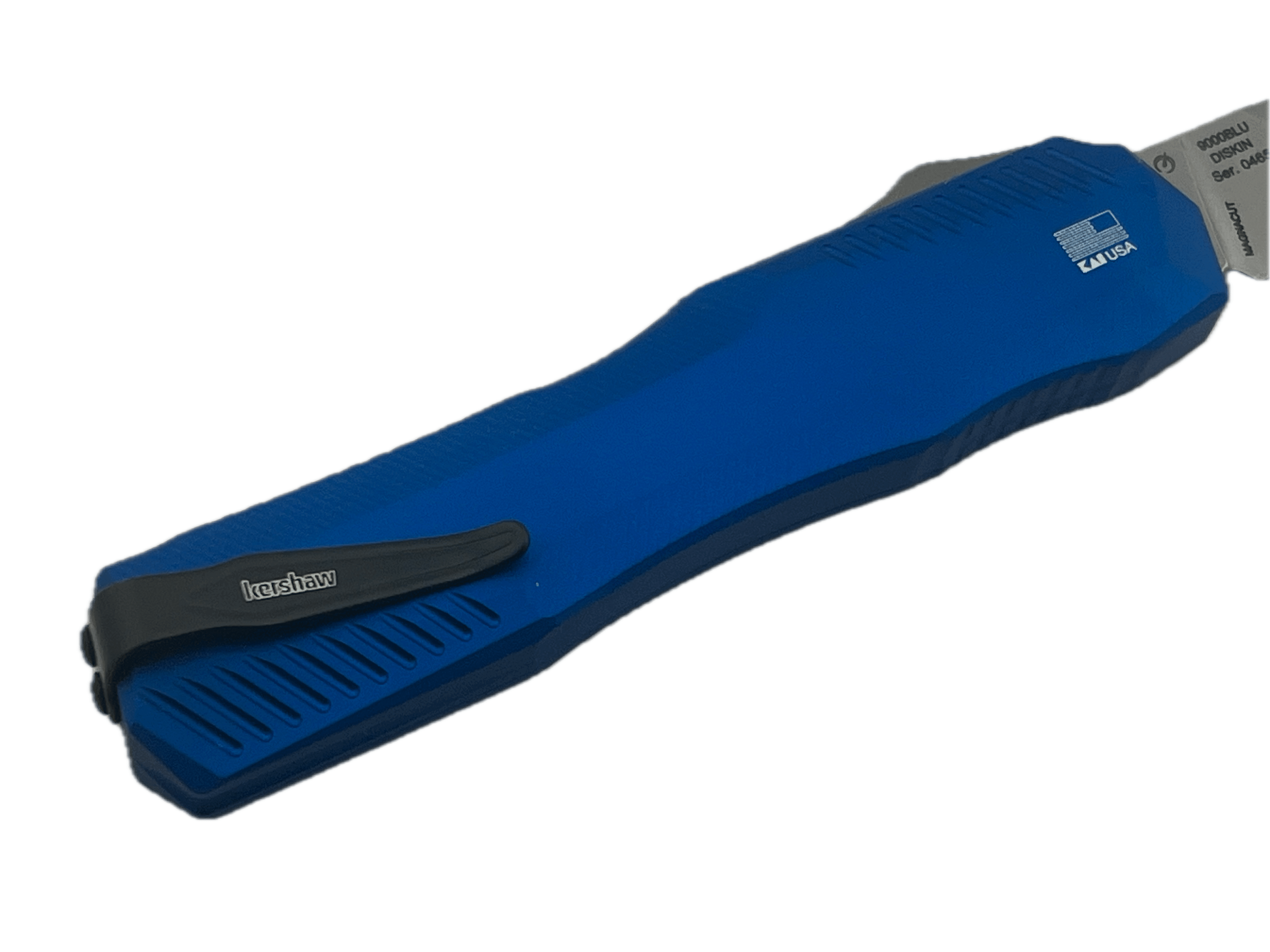 Kershaw Matt Diskin Livewire OTF AUTO Knife 3.3" MagnaCut Stonewashed Blue Aluminum Handles - NORTH RIVER OUTDOORS