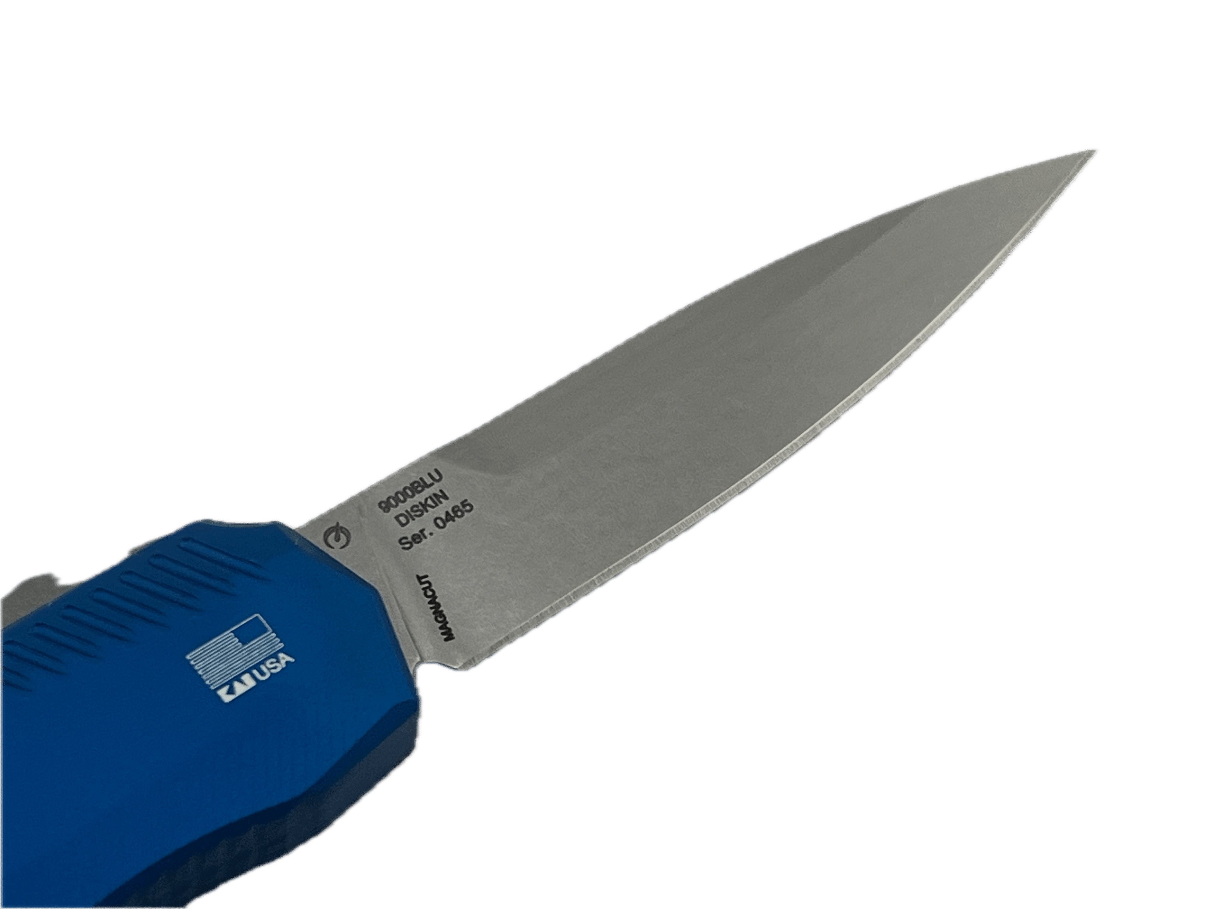 Kershaw Matt Diskin Livewire OTF AUTO Knife 3.3" MagnaCut Stonewashed Blue Aluminum Handles - NORTH RIVER OUTDOORS