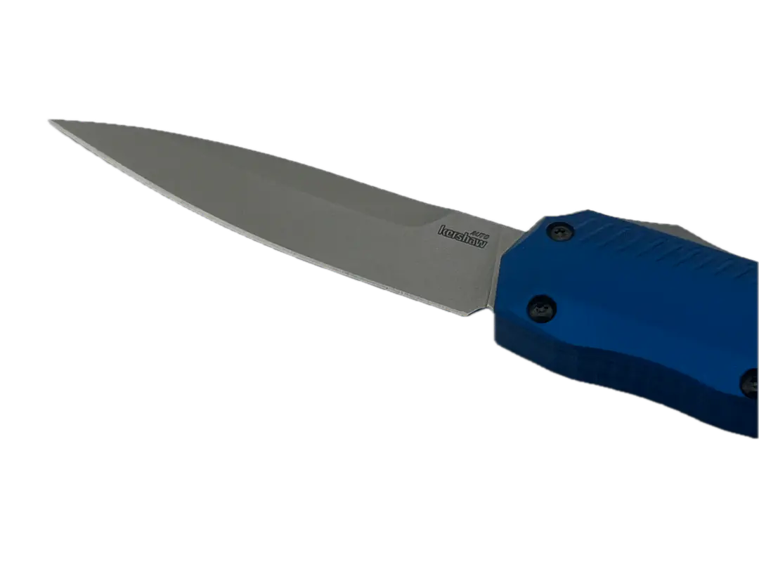 Kershaw Matt Diskin Livewire OTF AUTO Knife 3.3" MagnaCut Stonewashed Blue Aluminum Handles