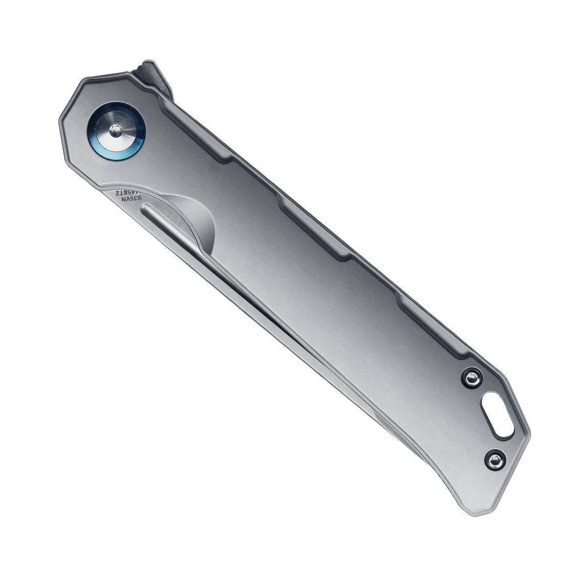 Kizer Begleiter Titanium Gray Ki4458T2 (3.5" Satin) - NORTH RIVER OUTDOORS