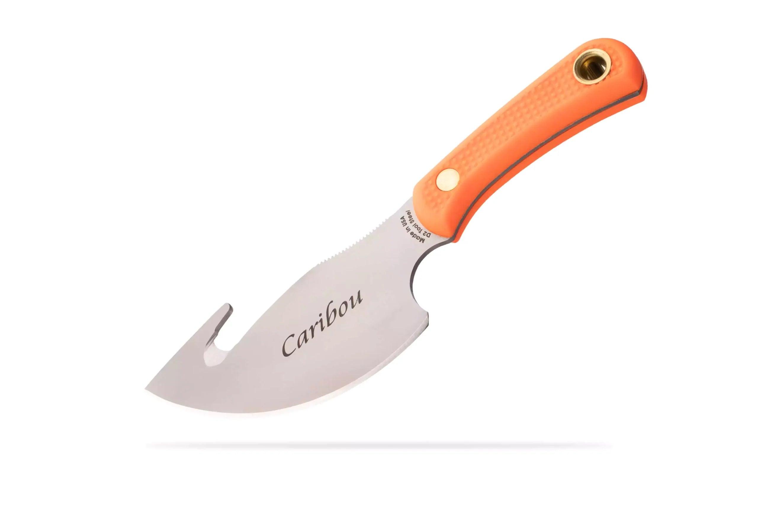 Knives of Alaska Caribou Orange Suregrip Handle - NORTH RIVER OUTDOORS
