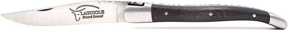 Laguiole Durand Handmade Folding 10cm Carbon Fiber Knife 12C27 (France) - NORTH RIVER OUTDOORS