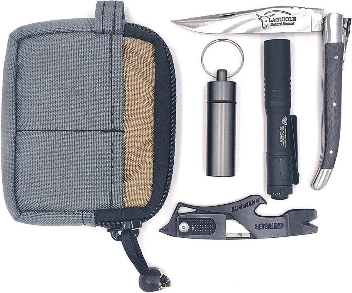 Laguiole Durand Handmade Folding 10cm Carbon Fiber Knife 12C27 (France) - NORTH RIVER OUTDOORS