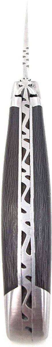 Laguiole Durand Handmade Folding 10cm Carbon Fiber Knife 12C27 (France) - NORTH RIVER OUTDOORS